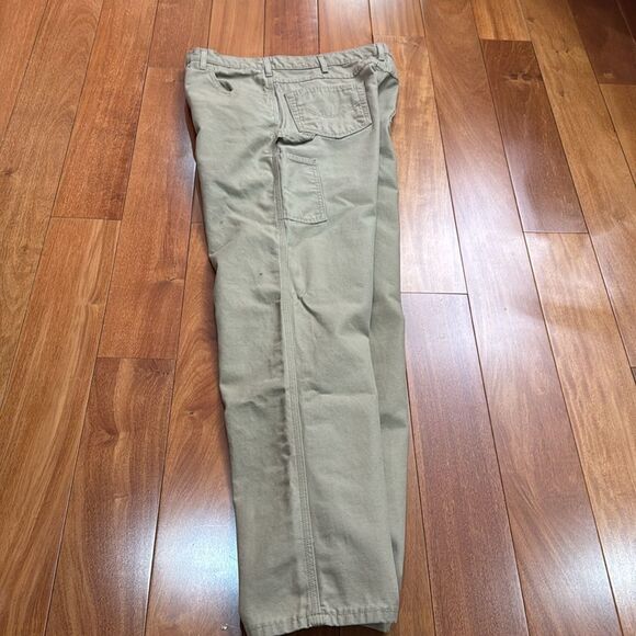 Carhartt 2 HRC Cargo Flame Resistant Tan Chinos with Straight Leg Design 36/36 - Picture 5 of 13